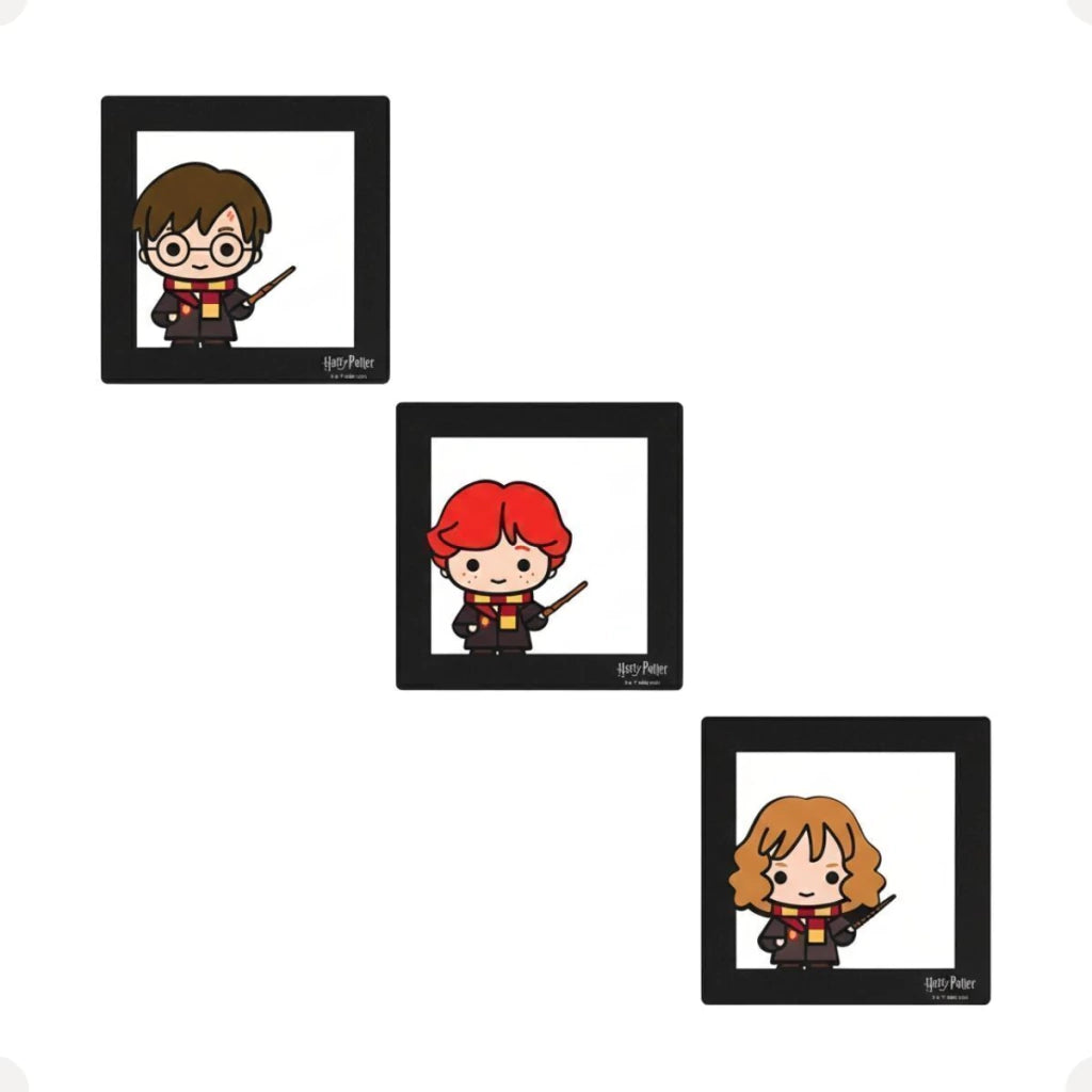 Conjunto de Quadros Harry Potter Pop Collection – 3 Peças