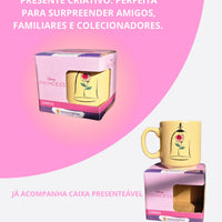 Caneca Mini Tina Cerâmica 100ml Bella