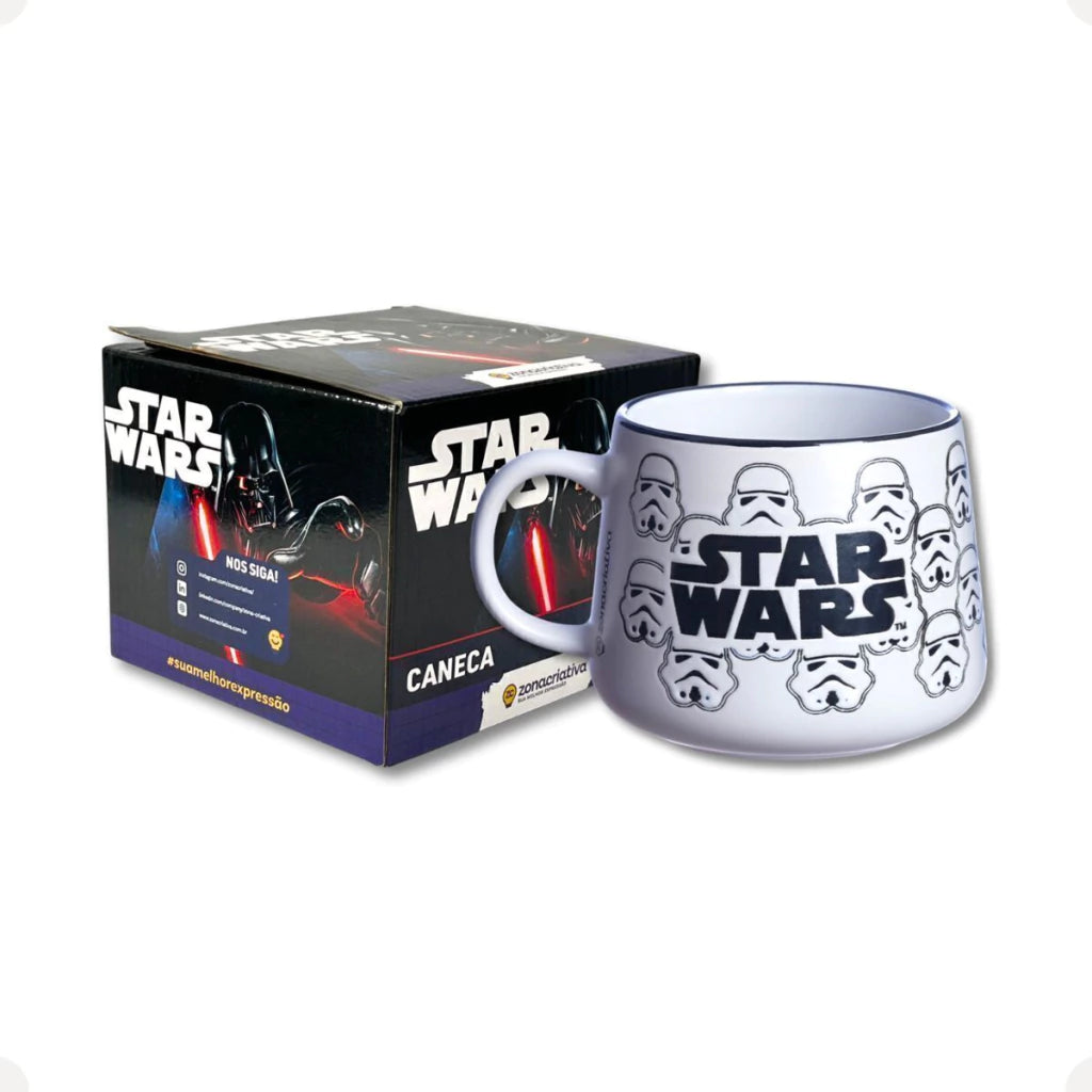 Caneca Moma Cerâmica 500ml Star Wars