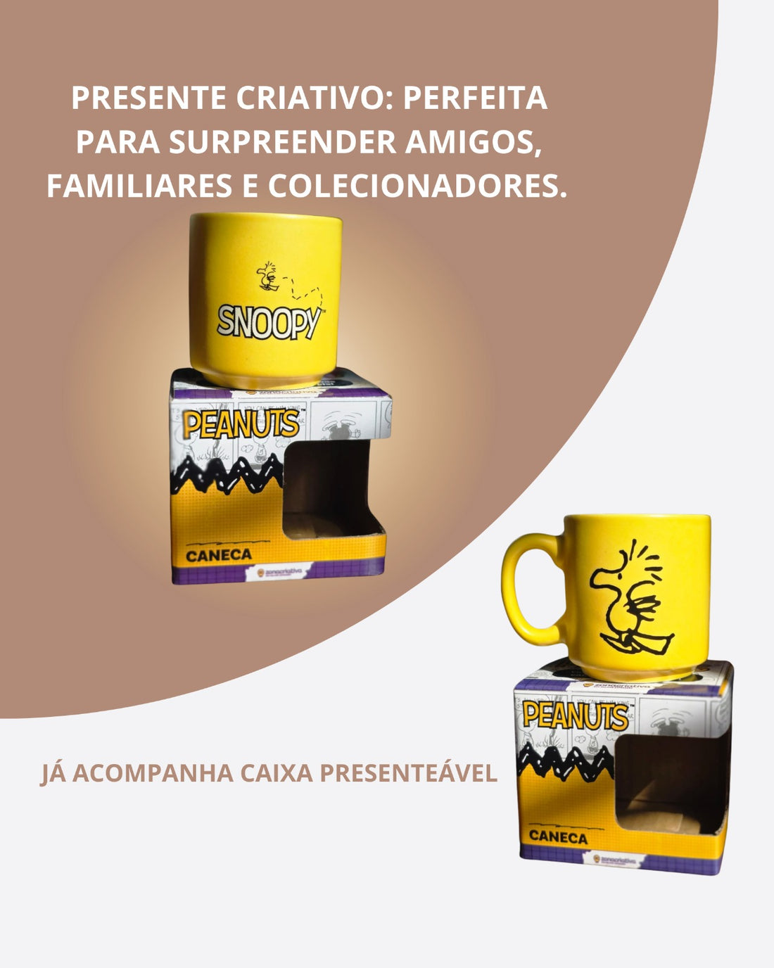 Caneca Mini Tina Cerâmica 100ml Woodstock