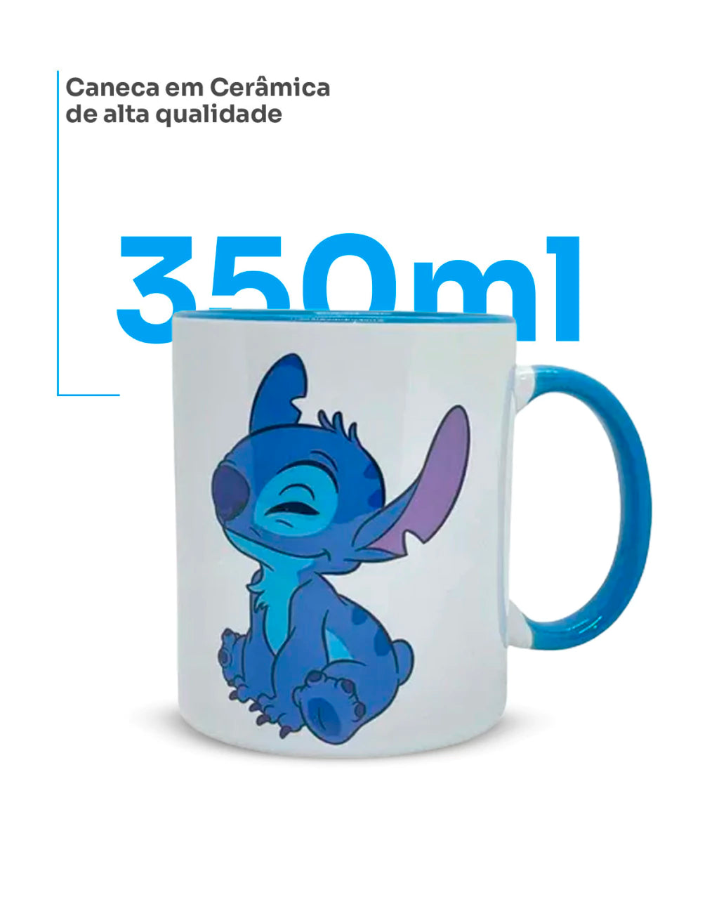 Conjunto com 2 Canecas Pop Stitch Minha Metade – 350 ml