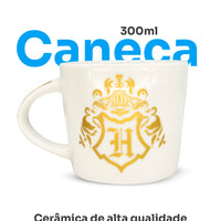 Conjunto Breakfast Harry Potter em Cerâmica com Caneca, Bowl e Prato