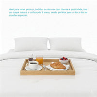 Bandeja para Servir em Bambu 20 x 30 cm – Western Home