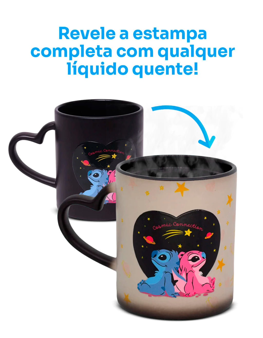 Caneca Magic Stitch e Angel Namorados – 350 ml