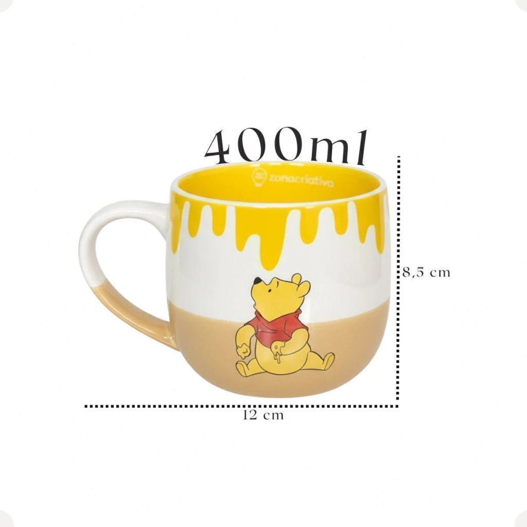 Caneca Maggie Winnie the Pooh em Cerâmica – 400 ml