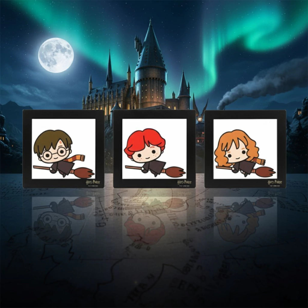 Conjunto de Quadros Harry Potter Pop Collection – 3 Peças