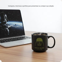 Caneca Mini Tina Darth Vader em Cerâmica – 100 ml