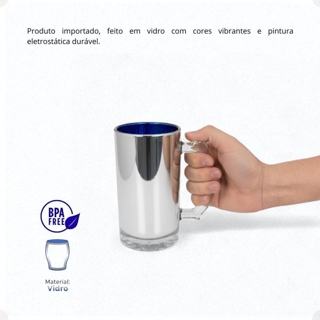 Caneca de Chopp Eletrostática Profissões Engenharia – 450 ml