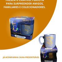 Caneca Mini Tina Cerâmica 100ml Brasão Hogwarts