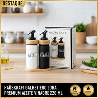 Galheteiro Doha em Vidro Hauskraft – 3 Peças 220 ml