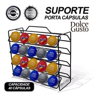 Suporte Porta Cápsulas Dolce Gusto Compatível com até 40 Cápsulas