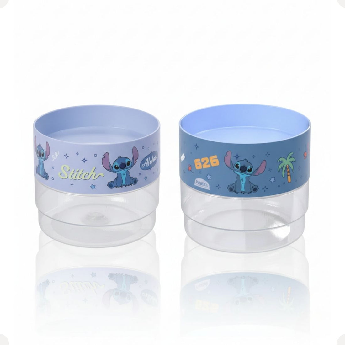 Pote Organizador Plug Empilhável Stitch – 140 ml (Sortido)